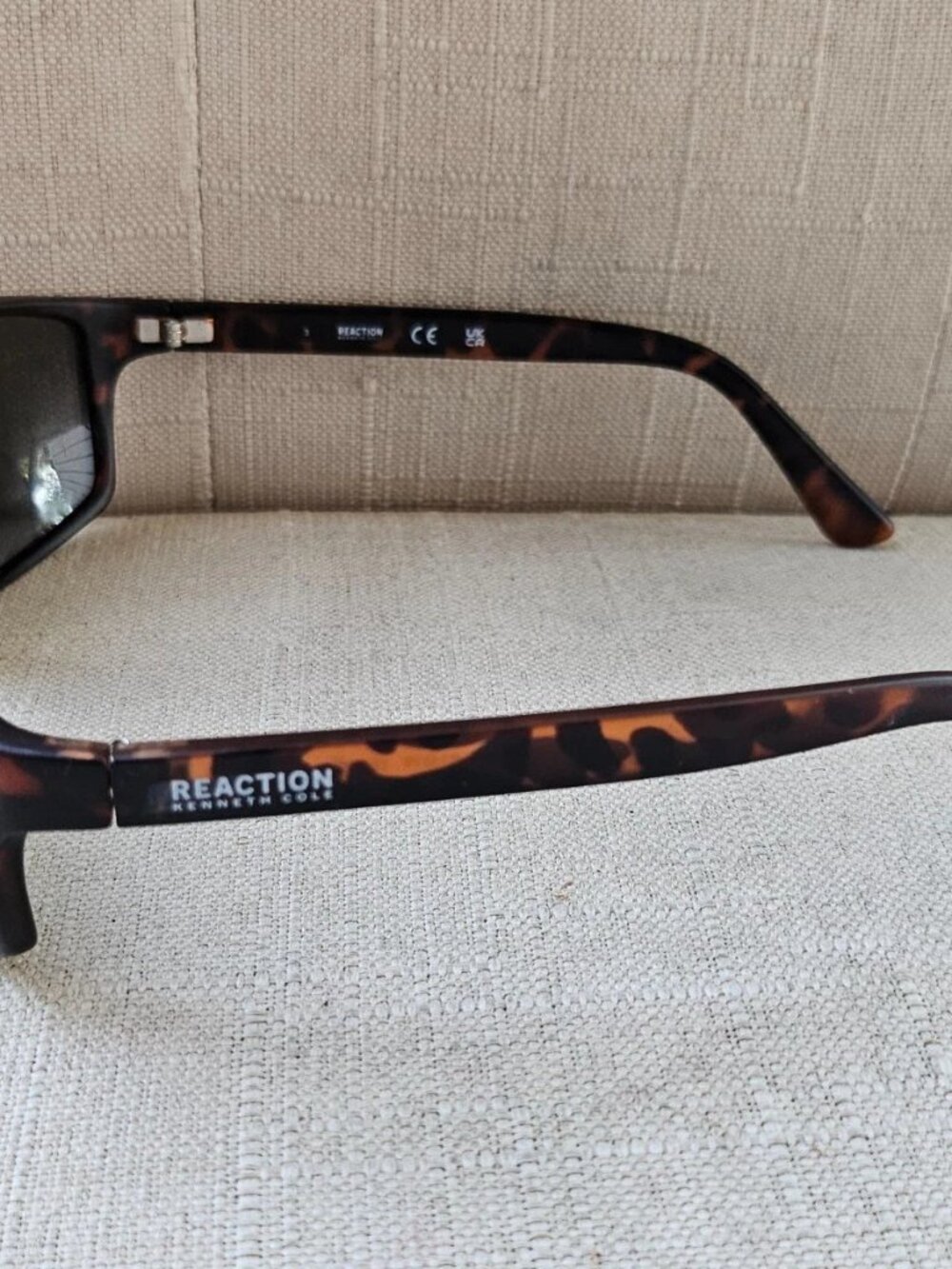 Reacation Kenneth Cole Men Sunglasses Eyewear Brown Tortoise Shades KC1364 - Picture 7 of 12